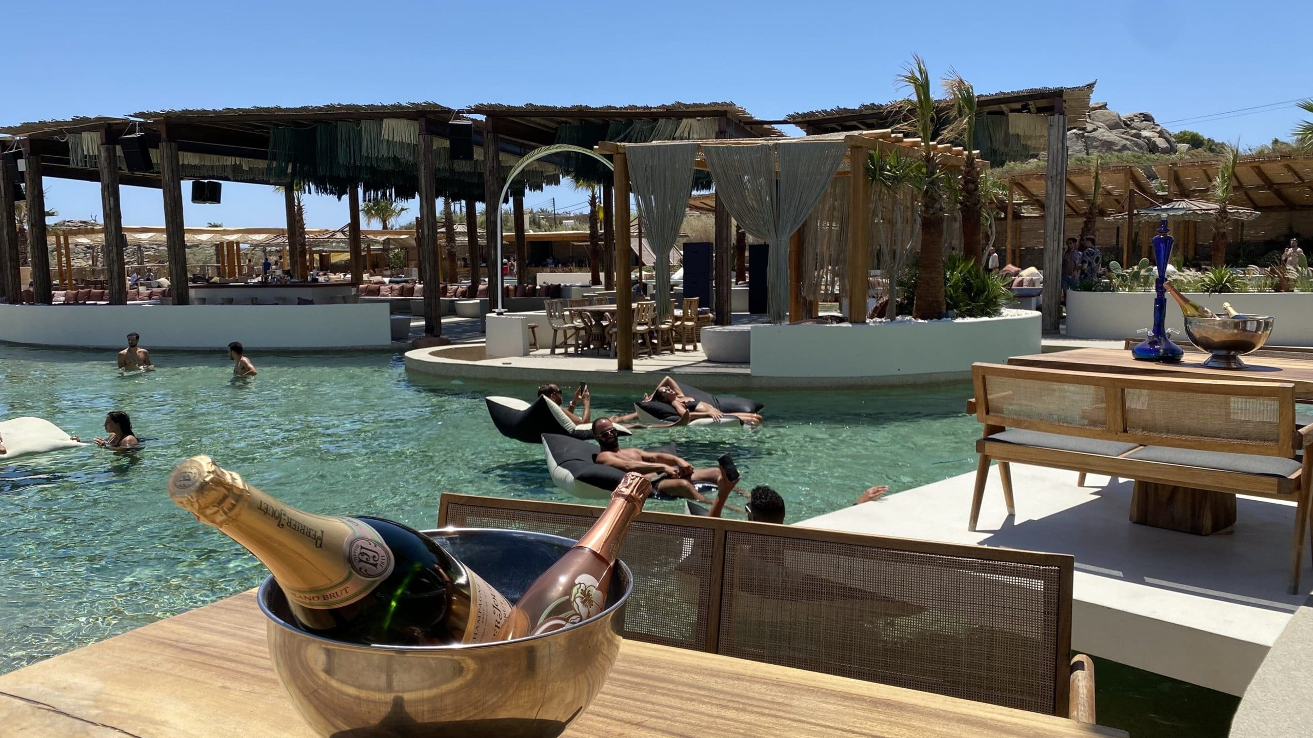 Greek beach bar etiquette