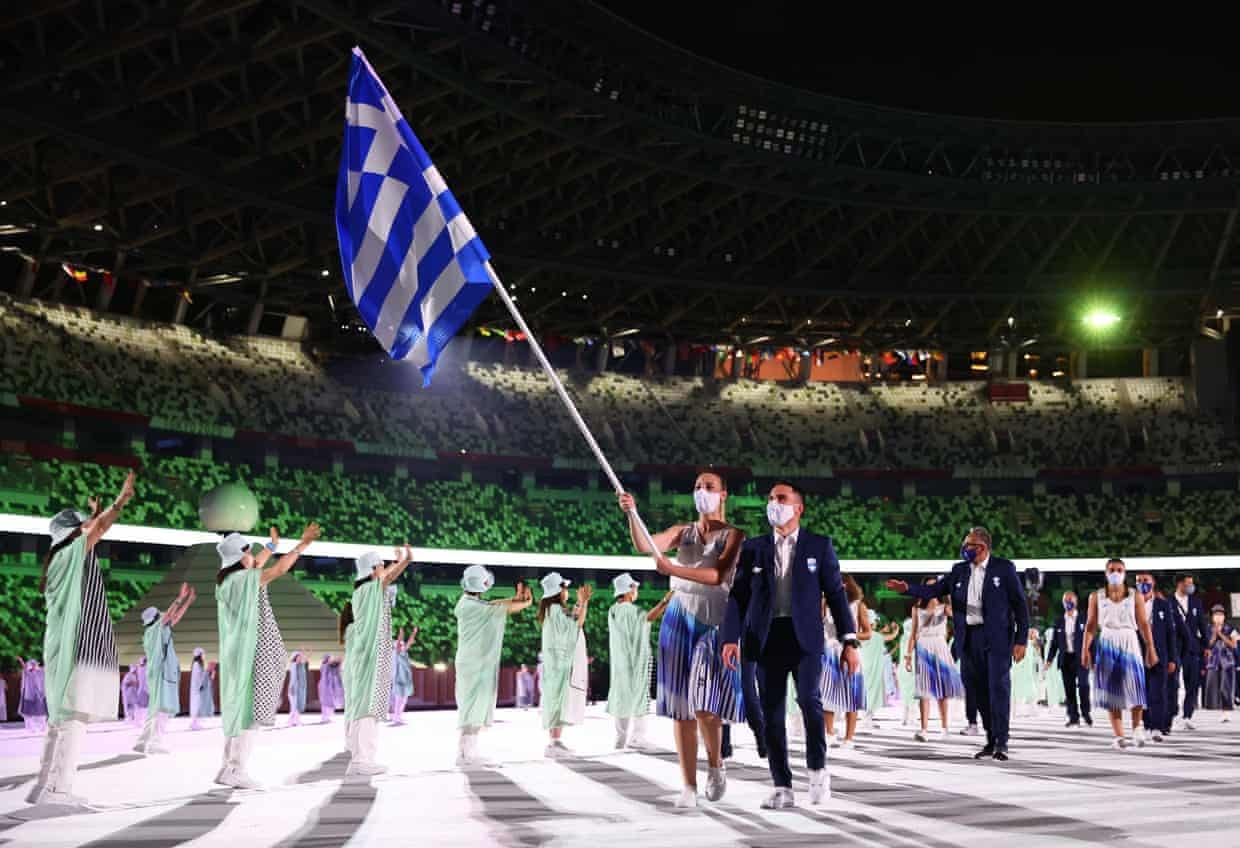 Greek Olympians covid-19