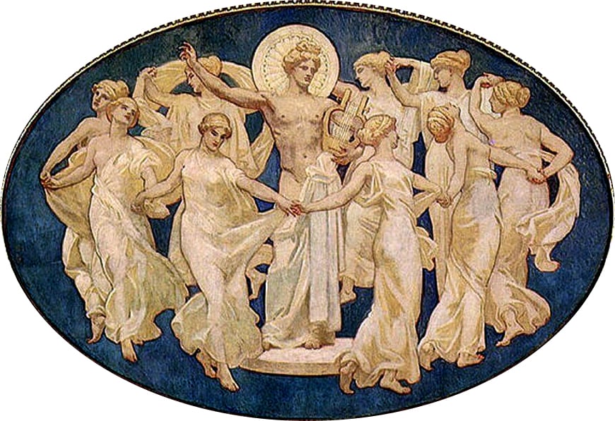 Apollo and the 9 muses
