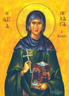 icon of Agia Pelagia tinos