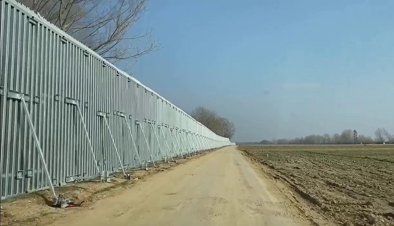 Evros Fence Border With Turkey