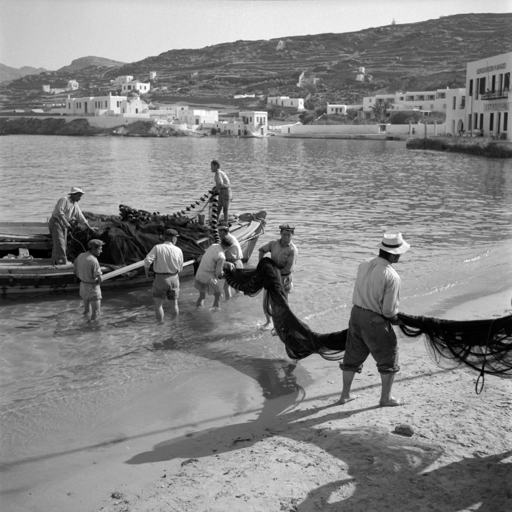 fisherman in Mykonos 1950s McCabe