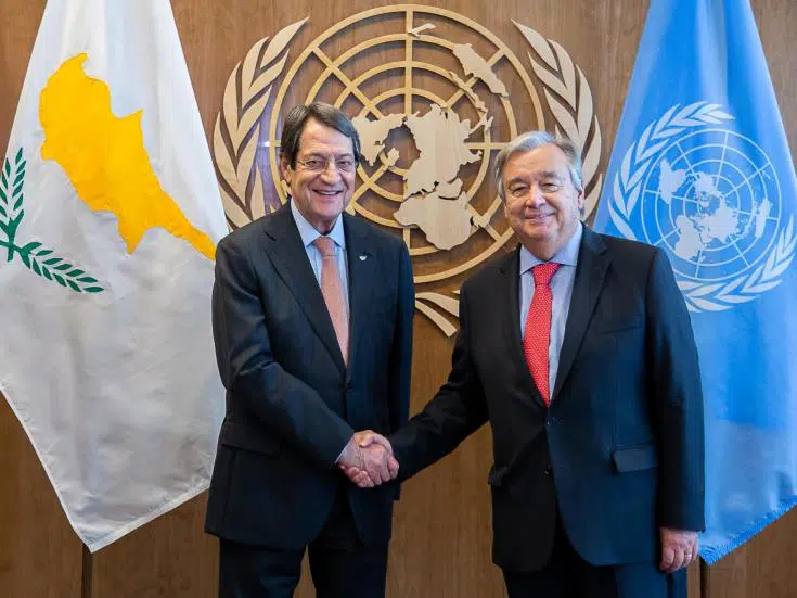 Anastasiades UN Guterres Cyprus