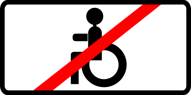 no wheelchair access