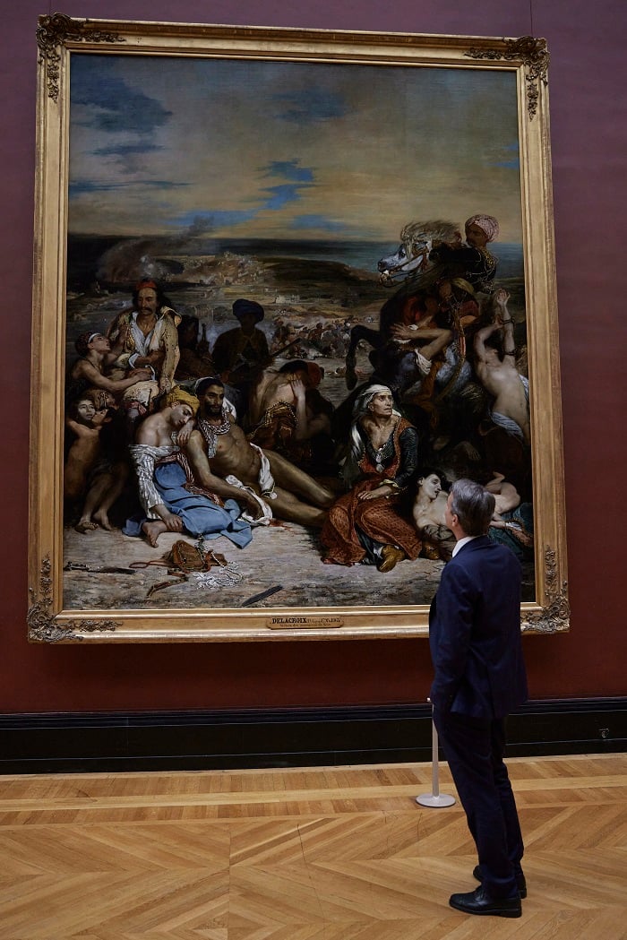 Macron Mitsotakis Louvre