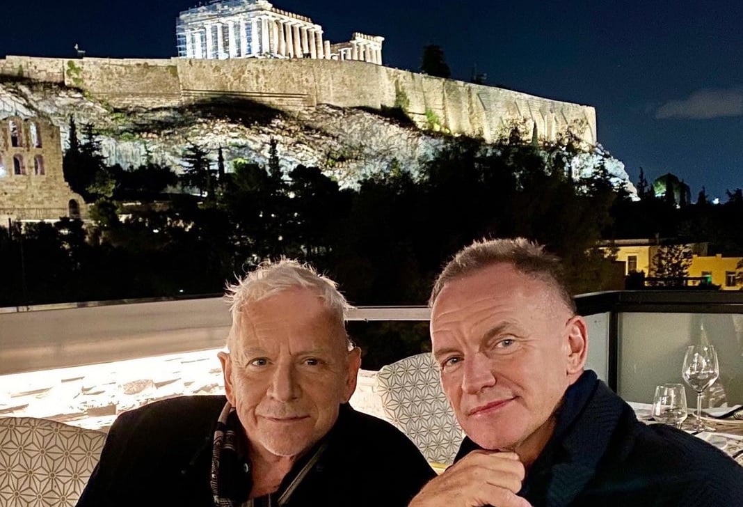 Sting Celebrates 70th Birthday with Eric Burdon Under the Acropolis