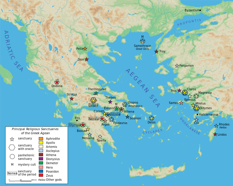 Sanctuaries Ancient Greece