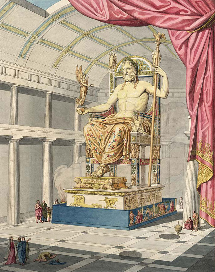 Zeus statue Olympia