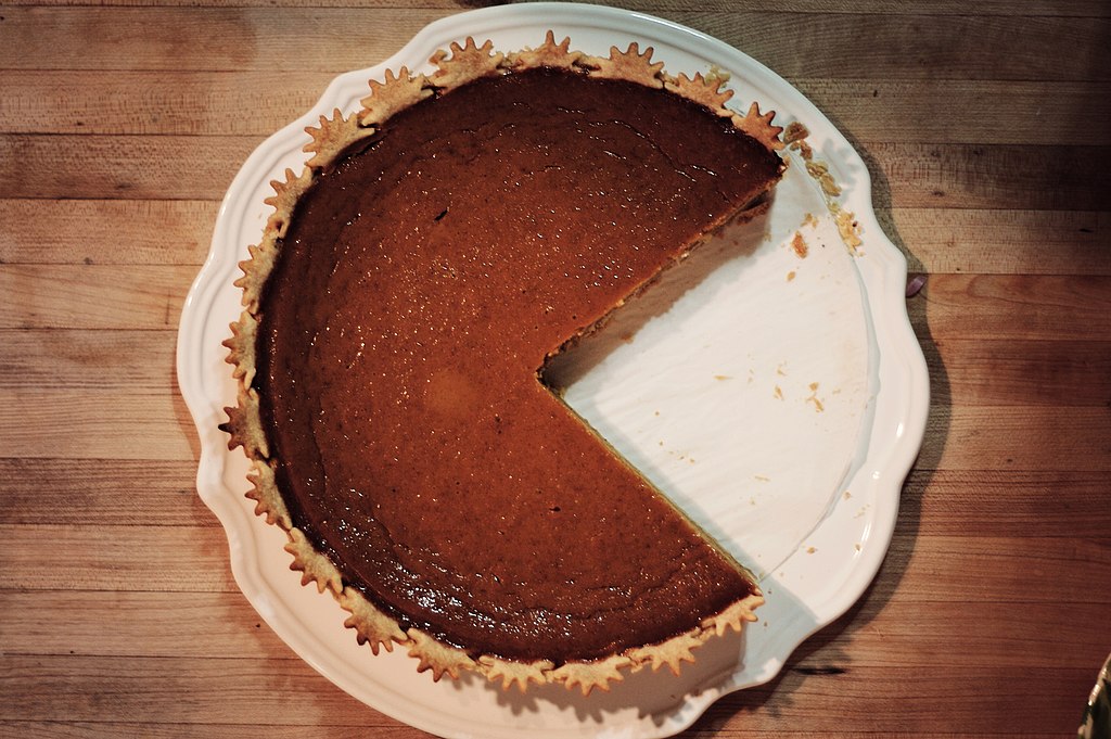 Thanksgiving Pumpkin Pie Courtesy of Cultivation Over Millennia.