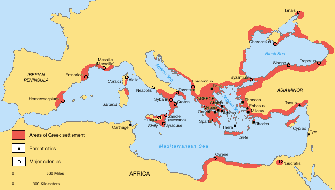 Ancient Greece colonies