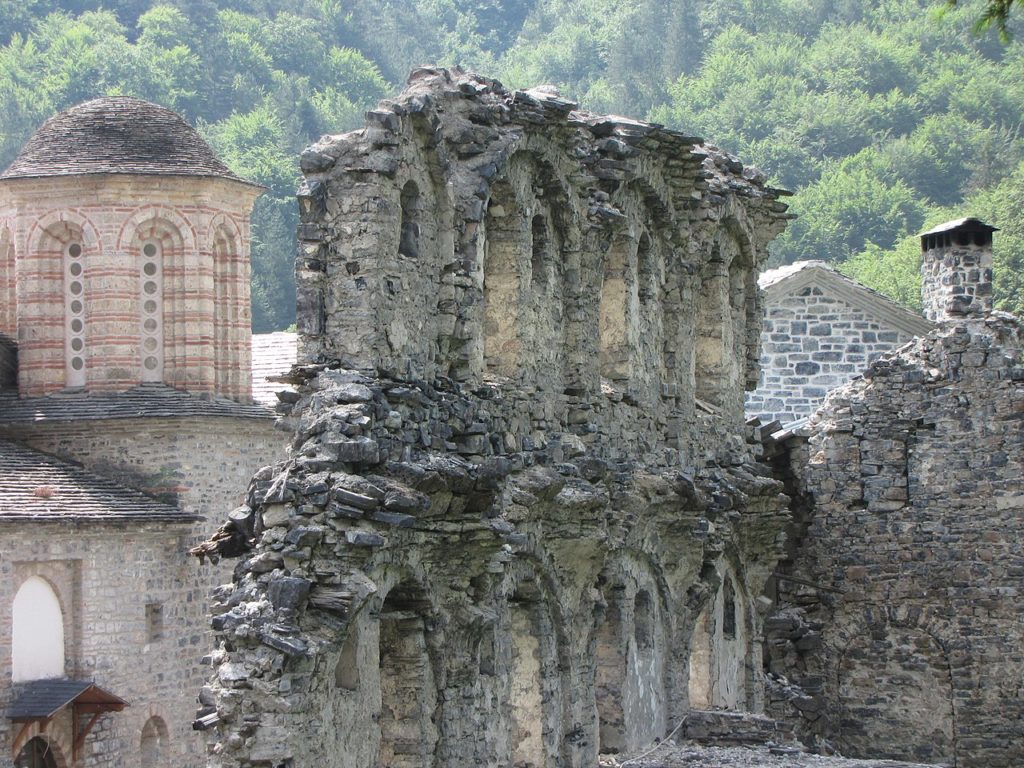Agios Dionysios Monastery destroyed by German Nazis 