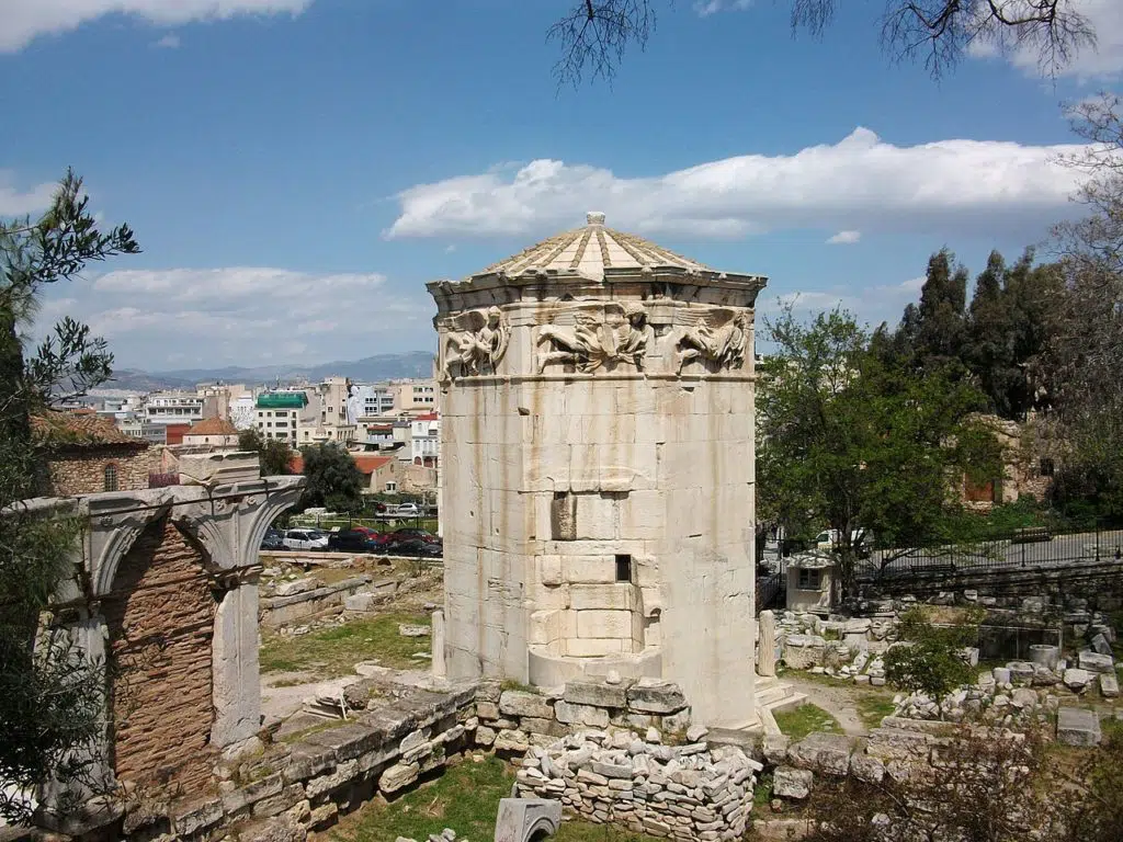 Tower of the Winds, Athens, first meteorological station and Clock