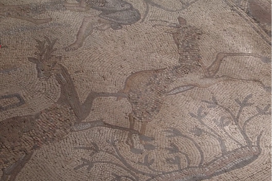 Mosaics floor Byzantine church