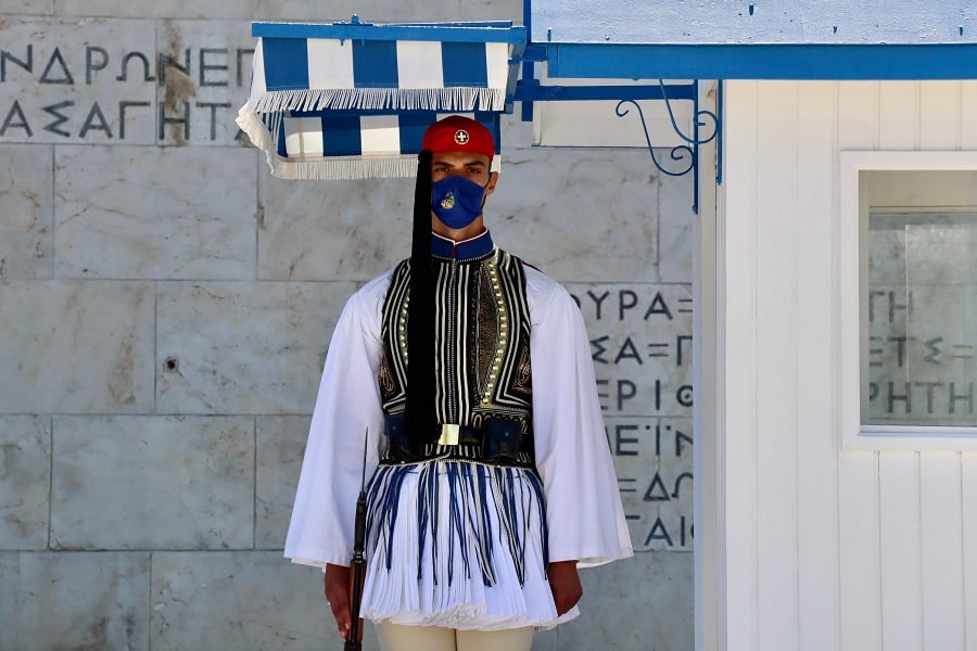 Greek Evzones masks