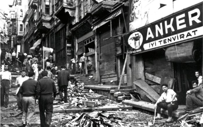 the pogrom of the Greeks Istanbul