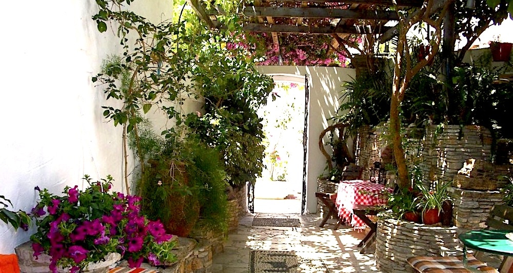 secret garden symi greek greece restaurant the most beautiful world