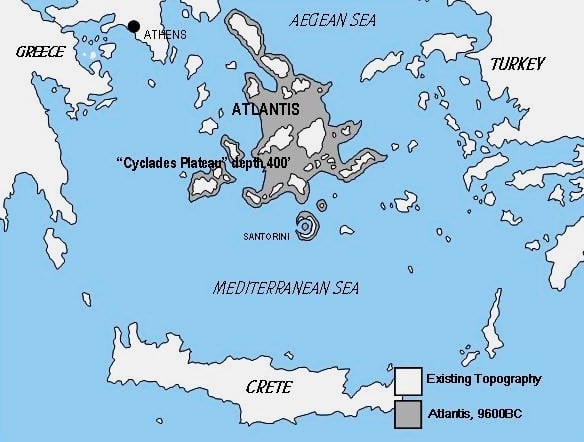 map of Atlantis