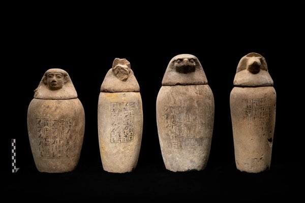 Embalming jars Egypt