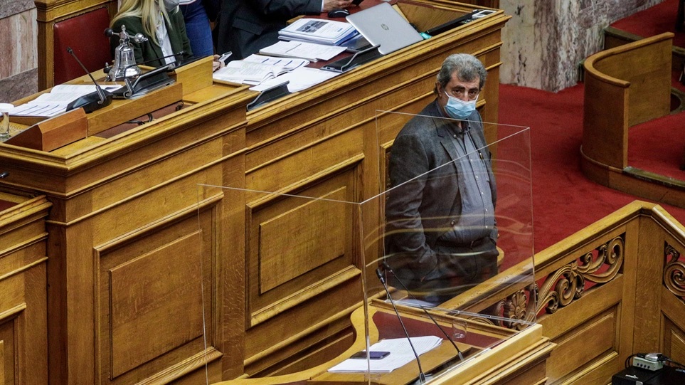 Greek parliament Polakis