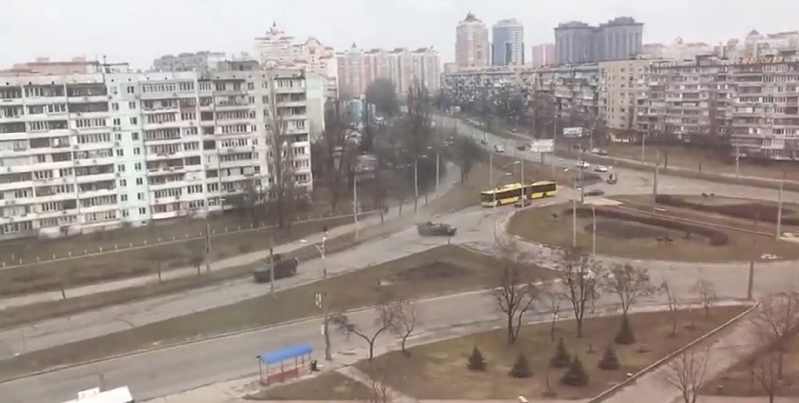 Russian tanks Kyiv Ukraine