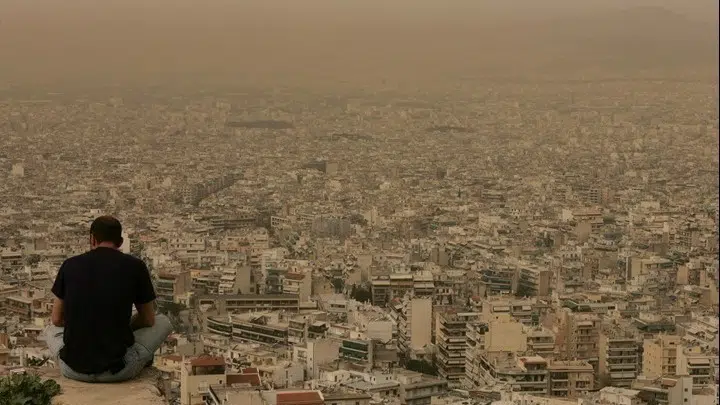 African dust Greece