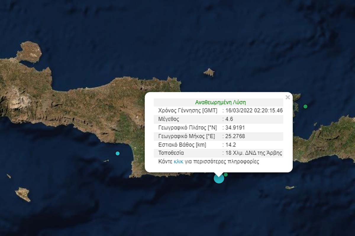 earthquake Crete