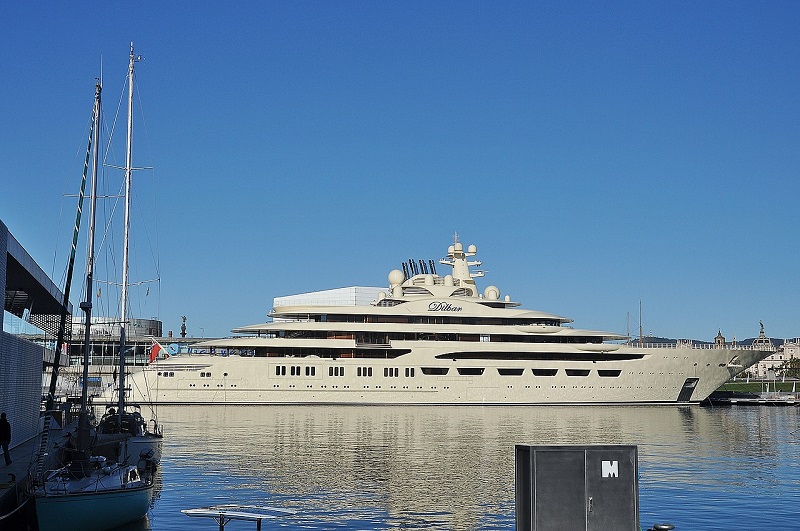 Russian oligarch superyacht