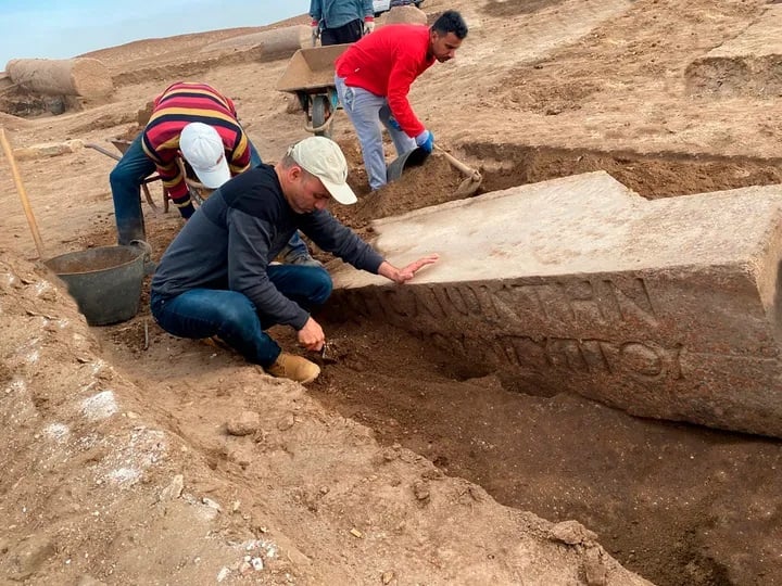 Ancient Greek Temple of Zeus Unearthed in Sinai, Egypt