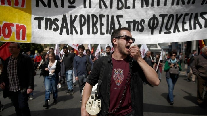 General strike Greece