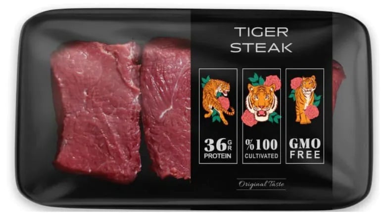 Lion Burger and Tiger Steak Lab-Grown Meat