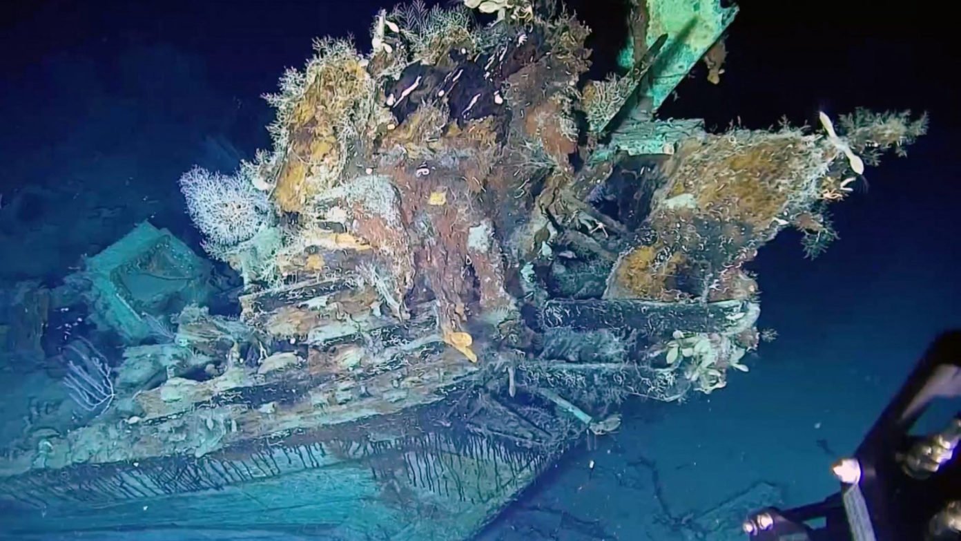 Photos of the 300-year-old San Jose shipwreck, thought to contain billions of dollars in treasure. Credit: Armada de la Republica de Colombia