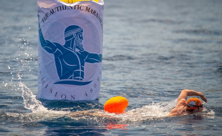 Authentic Marathon Swim Recreated in Honor of Ancient Greek Heroes