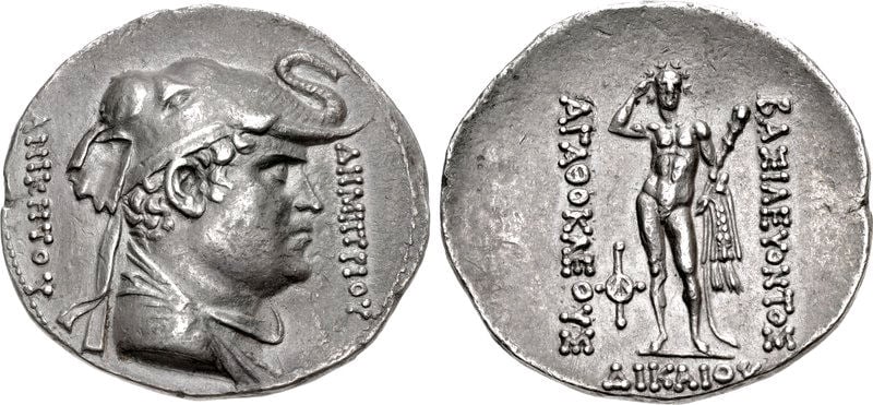 Agathokles commemorative coin for Demetrius