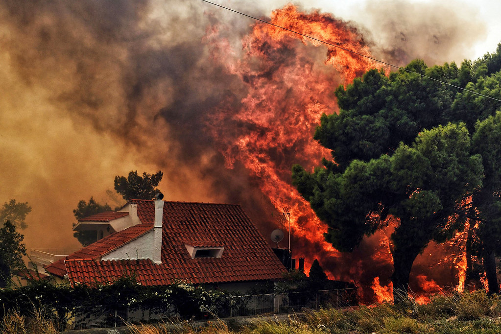 Wildfires in Greece 