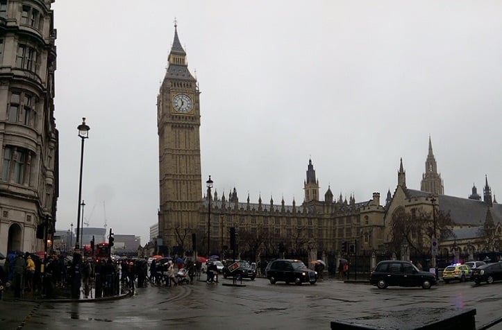 View of Big Ben, London, UK.