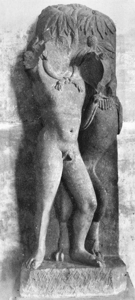statue of Mathura Hercules in India