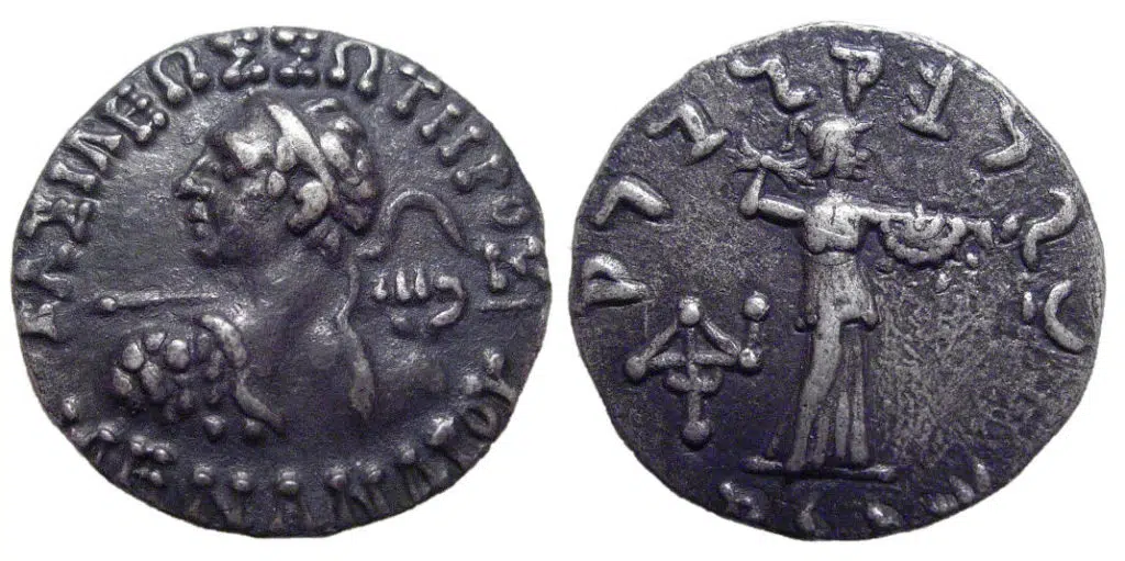 Menander I Soter Drachm Coin