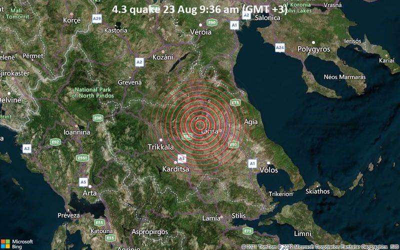 Earthquake Larisa Greece