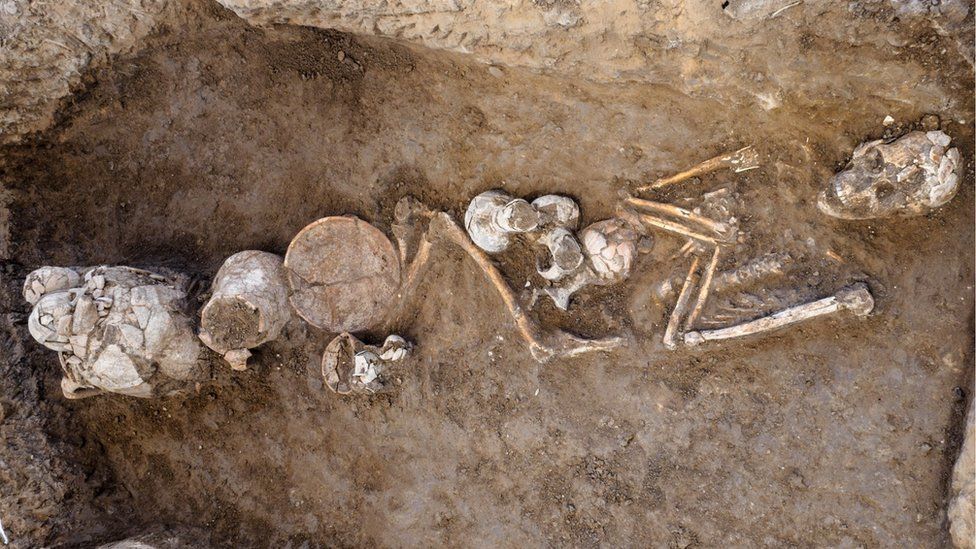 Canaanite burial grave