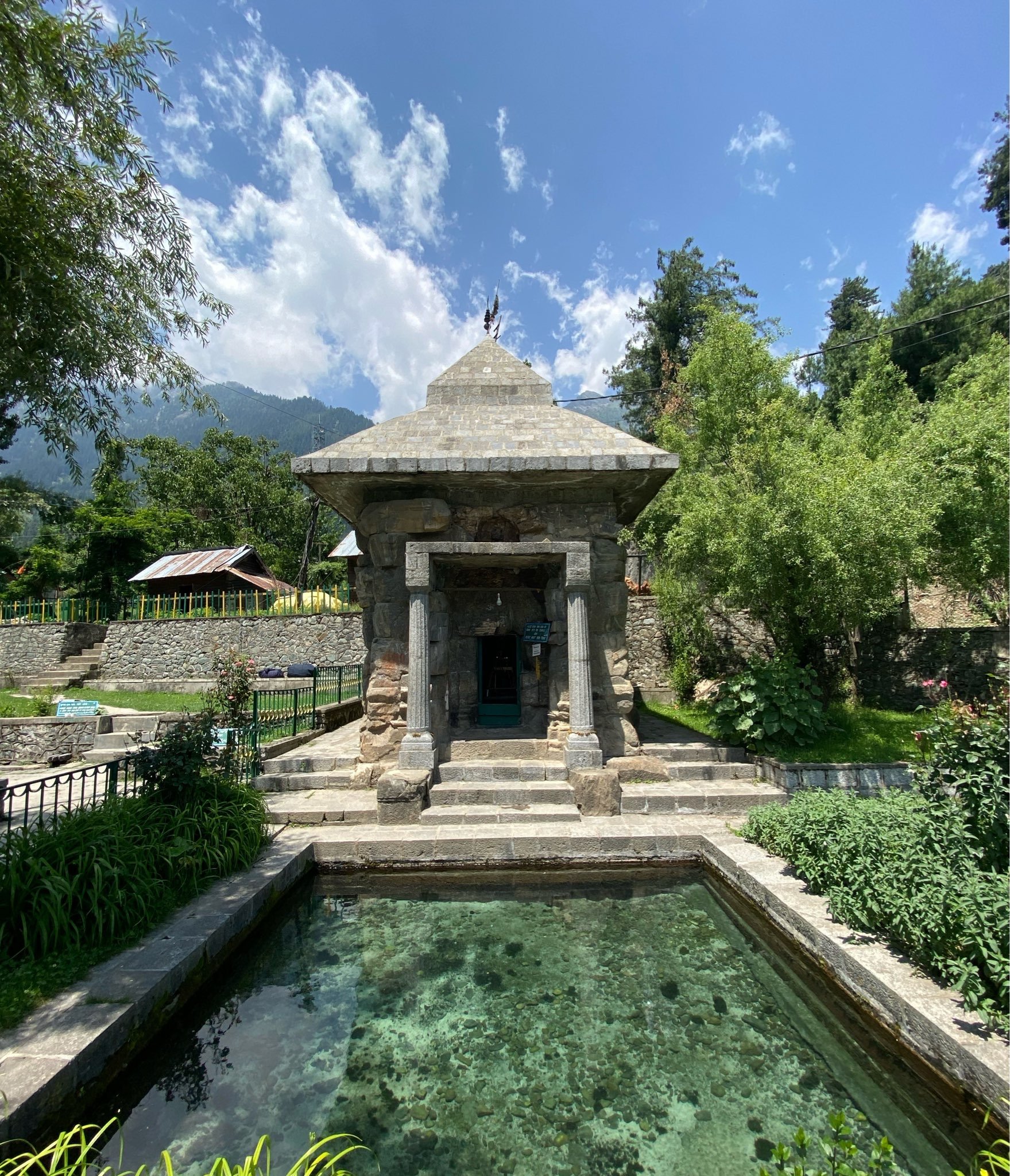 1600 Years old Greek inspired Mamal Temple in Pahalgam Kashmir, built by erstwhile King of Kashmir Jayasimha.