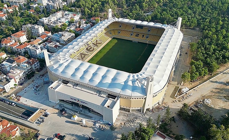Historic Greek Soccer Club AEK Athens Opens New Stadium