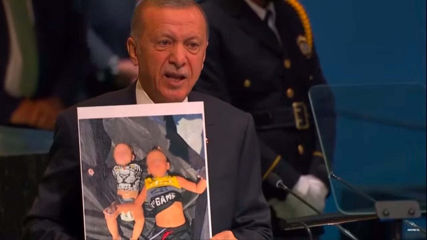 INSANE in the MEMBRANE and…PROJECTING: Erdogan at UN: “Greece Commits Crimes Against Humanity”