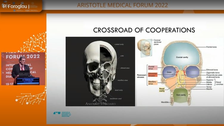Screenshot of presentation at the Aristotle Medical Forum 2022.
