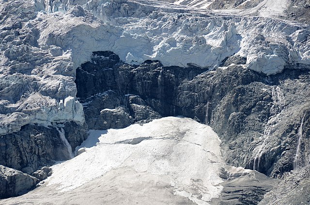 Melting Swiss glaciers 