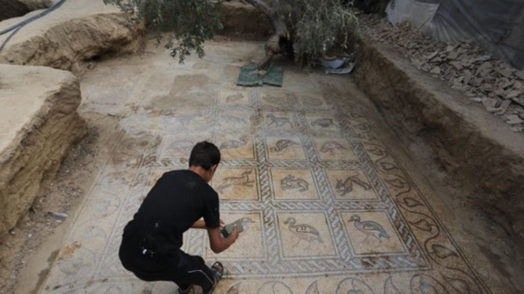 Byzantine mosaic Gaza