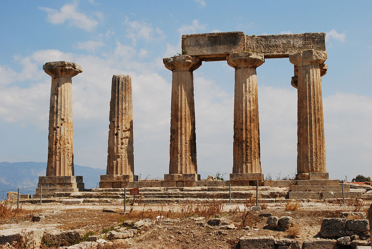 Temple Of Apollo in Corinth, Greece