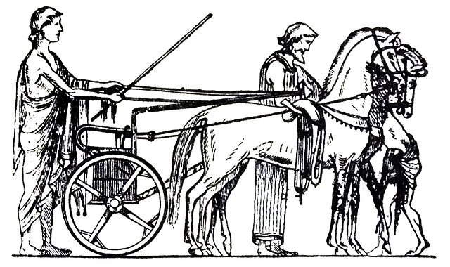 Ancient Greek racing chariot