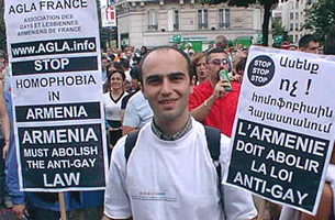 Armenian anti homophobia protest