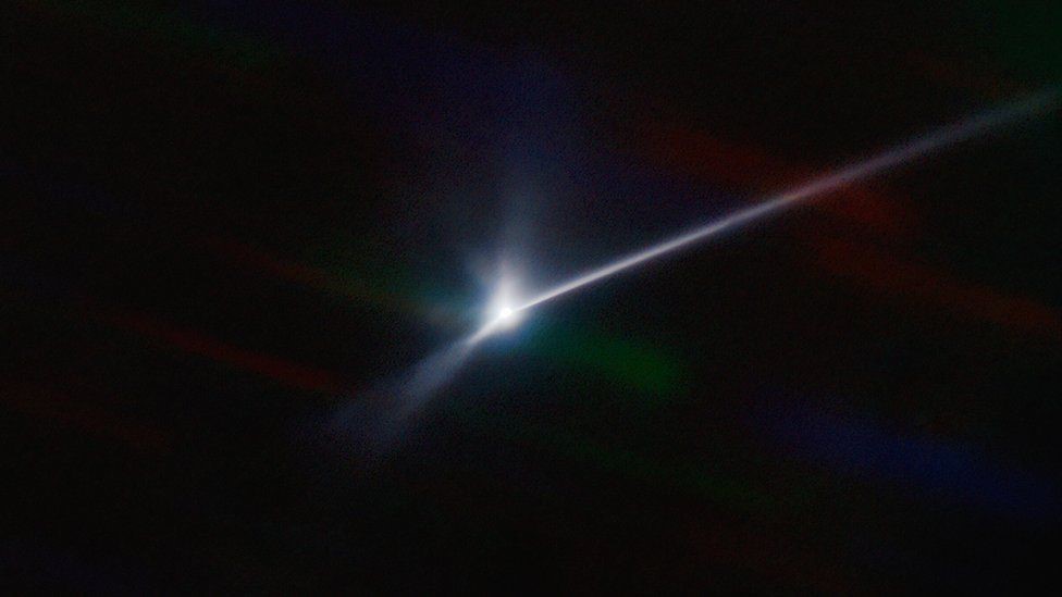 Asteroid struck by Nasa Probe