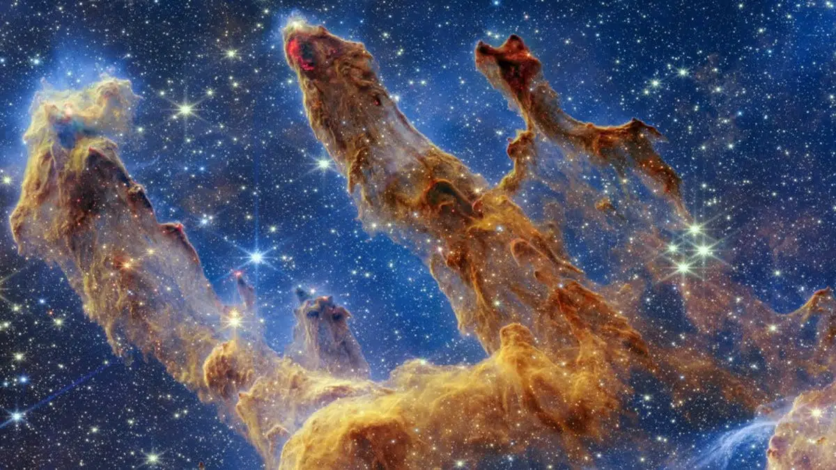 Pillars of Creation captured by NASA's Webb Telescope